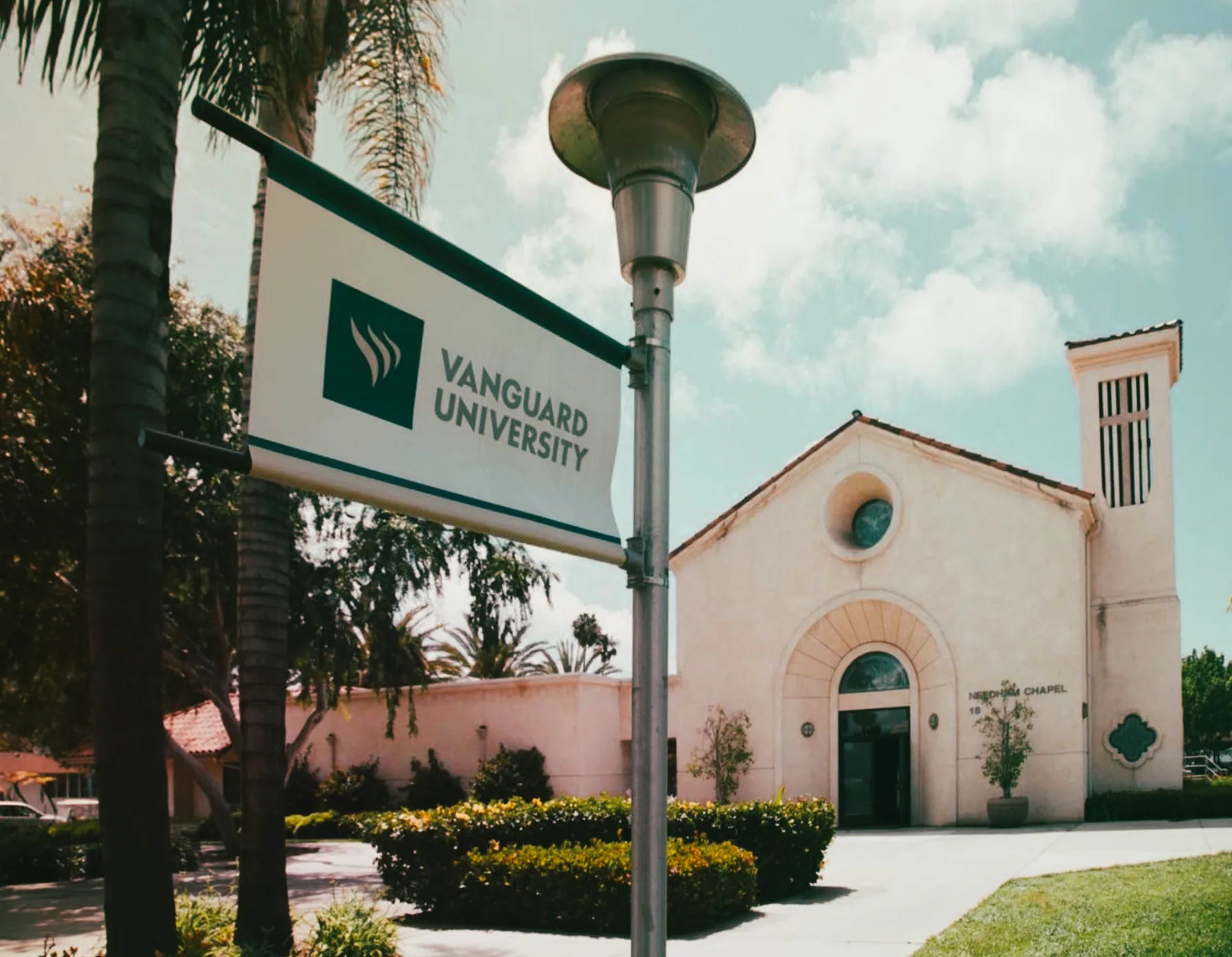 Needham Chapel on the Vanguard University campus in Costa Mesa